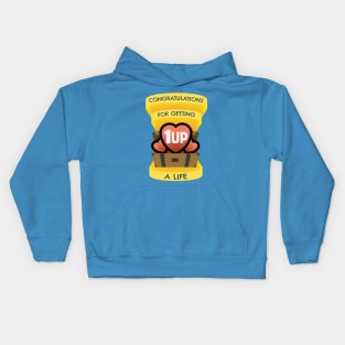 Congratulations for Getting a Life - Heart in Treasure Chest Kids Hoodie